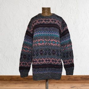 Vintage Britches Hand Knit Wool Sweater